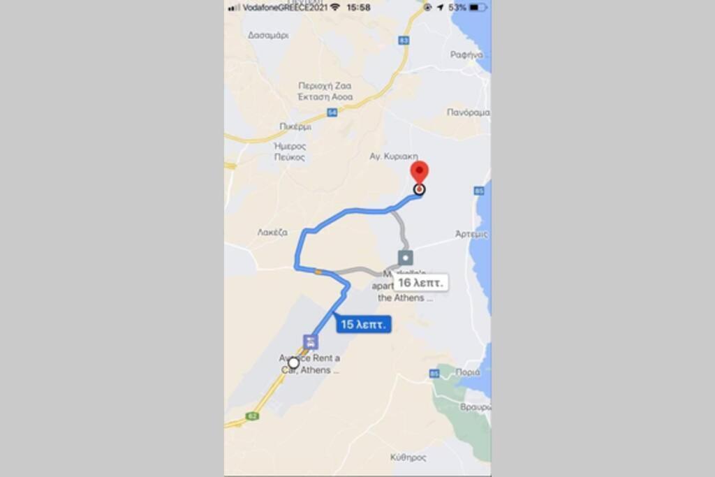 فيلا Artemis Penthouse 10 Minute From National Airport المظهر الخارجي الصورة